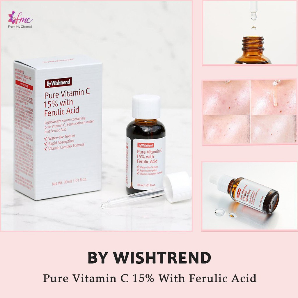 Serum By Wishtrend Pure Vitamin C 15% With Ferulic Acid 30ml