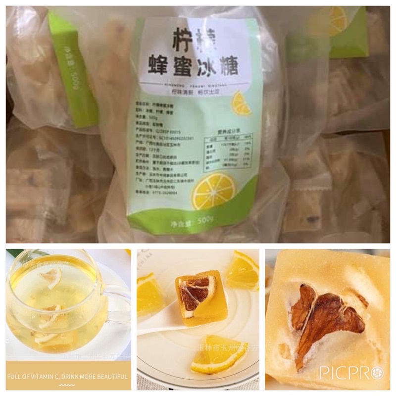TRÀ CHANH MẬT ONG ĐƯỜNG PHÈN - BỊCH 500G