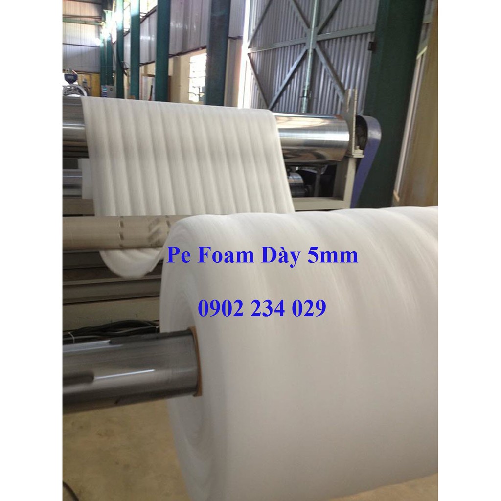 10m Xốp Pe Foam Dày 5mm/5ly Gói Hàng