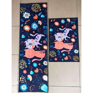 Bộ 2 Thảm Nhà Bếp 3D Cao Cấp