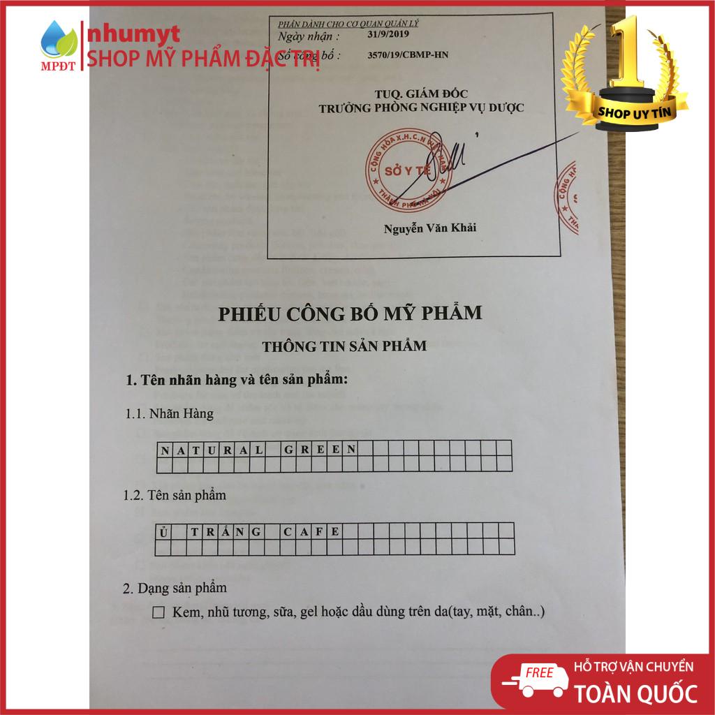 500 gr Ủ TRẮNG CAFE (dùng cả face và body) tắm trắng, tẩy da chết , ủ trắng face và body, ủ trắng da cà phê | BigBuy360 - bigbuy360.vn