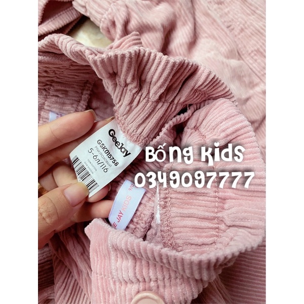 Chân Váy Nhung Bé Gái GÊ