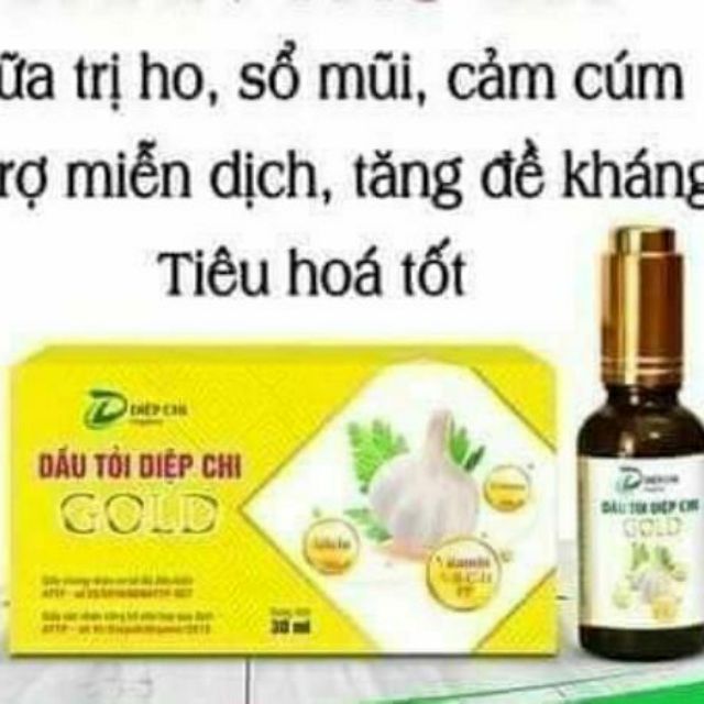 DẦU TỎI DIỆP CHI GOLD