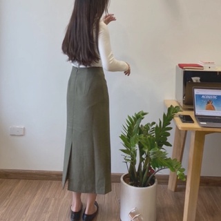 [Ảnh thật] S9 - Chân váy bút chì dạ