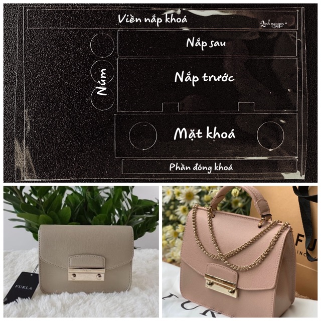 Miếng dán khoá túi Fur..La - PL | BigBuy360 - bigbuy360.vn