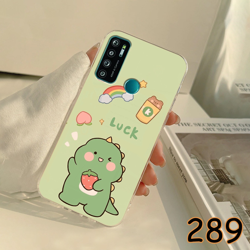 Ốp lưng Vsmart Live 4 - Vsmart live - Ốp in hình khủng long DinoCute, giá tốt