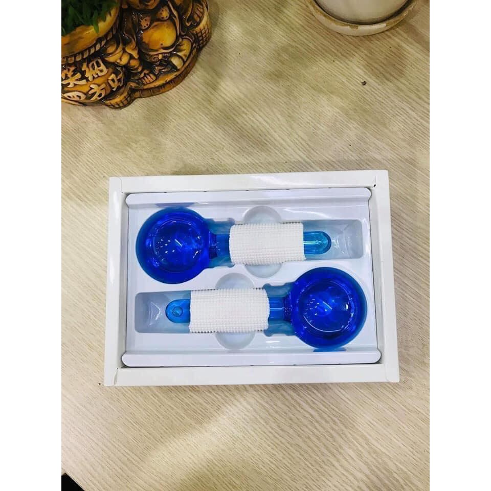 Cặp Cầu Lạnh Lăn Massage Loại Bỏ Bọng Mắt Quầng Thâm Và các Nốt Mẩn Đỏ