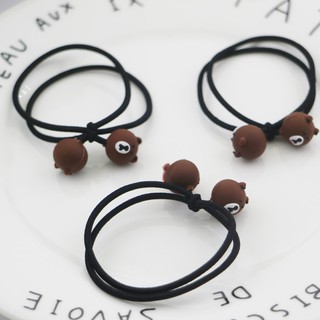 (Butgiasi) Thun Cột Tóc Buộc Tóc Cony Sally Brow