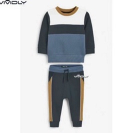 Bộ dài tay thu đông bé trai - Bộ nỉ phối da cá siêu tây cho bé trai size 1-6t