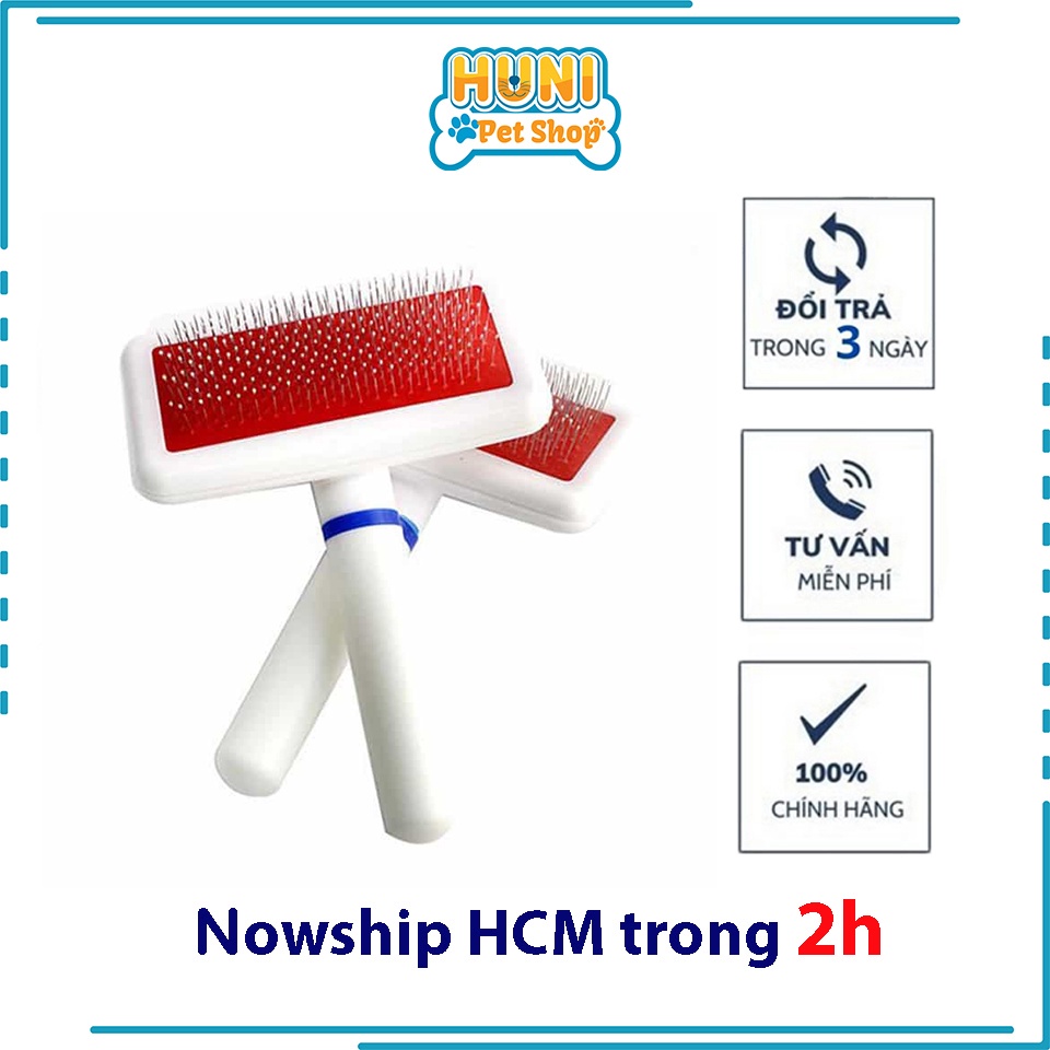 Lược kim chải lông cho chó mèo lông dài hoặc giống chó poodle - Huni petshop