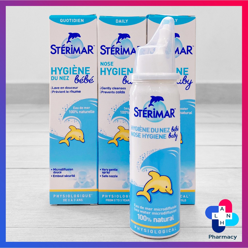 STERIMAR BABY - Dung dịch nước muối biển vệ sinh khoang mũi cho bé.