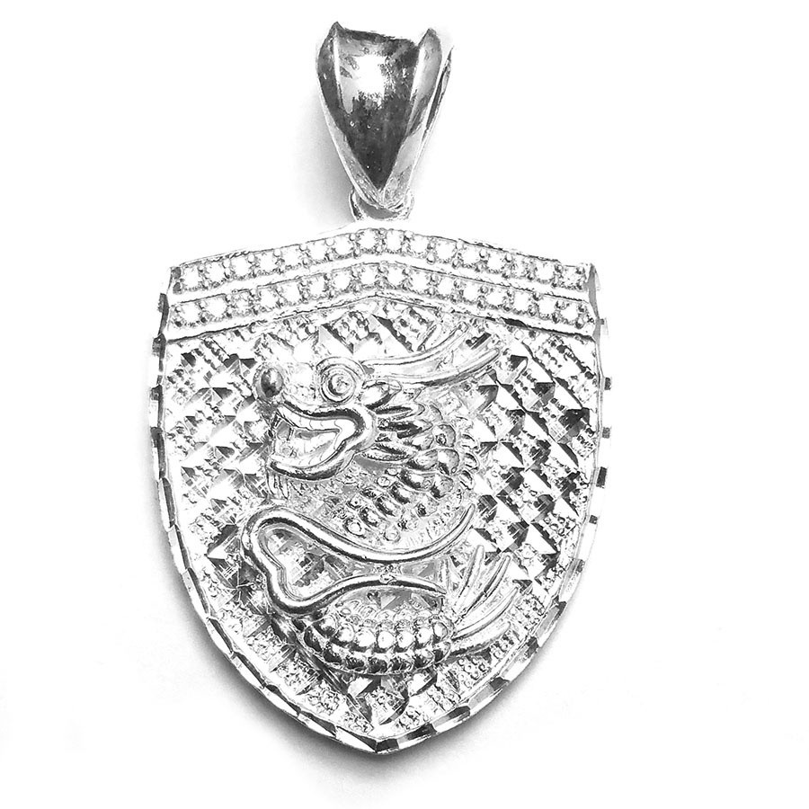 Mặt Dây Chuyền Nam Bạc Hiểu Minh MDN011 Hình Rồng Bảo Hành Vĩnh Viễn