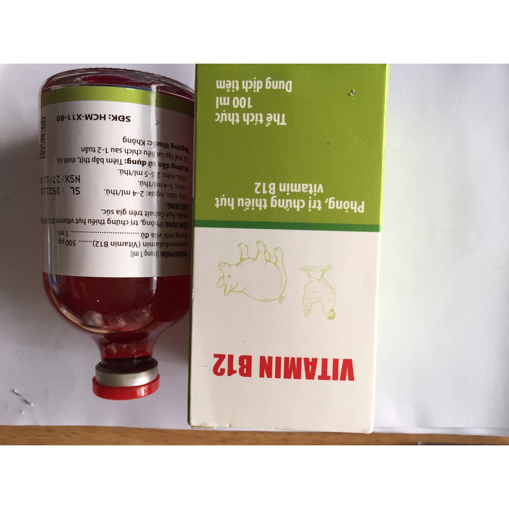 Vitamin B12 TA giải độc, sốc phân, sốc thuốc cây lan, không phun rễ