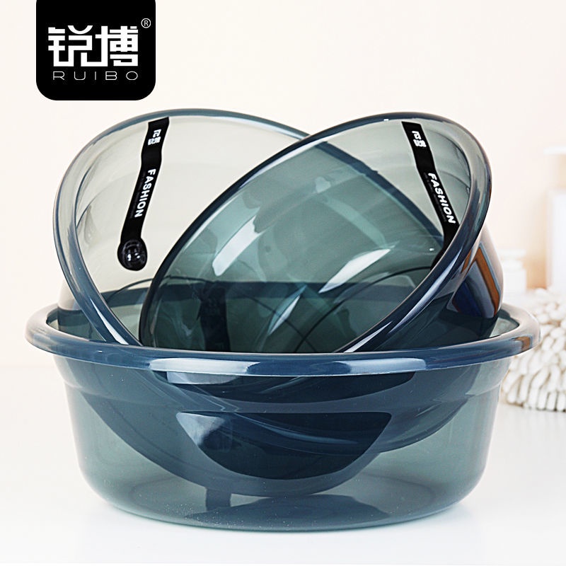 Bộ Chậu Rửa Mặt Bằng Nhựa Trong Suốt Dày Dặn Tiện Dụng Cho Học Sinh