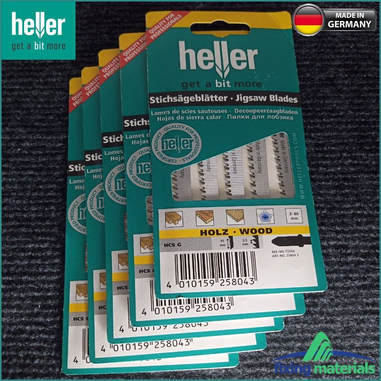 T234X- Lưỡi cưa lọng gỗ HELLER HCS G 25804 3 (Cắt gỗ, răng tiện, SX tại ĐỨC).