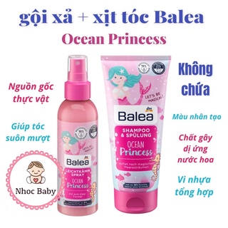 Dầu gội xả dưỡng tóc 2in1 Balea Litte Princess 200ml cho bé 12m+