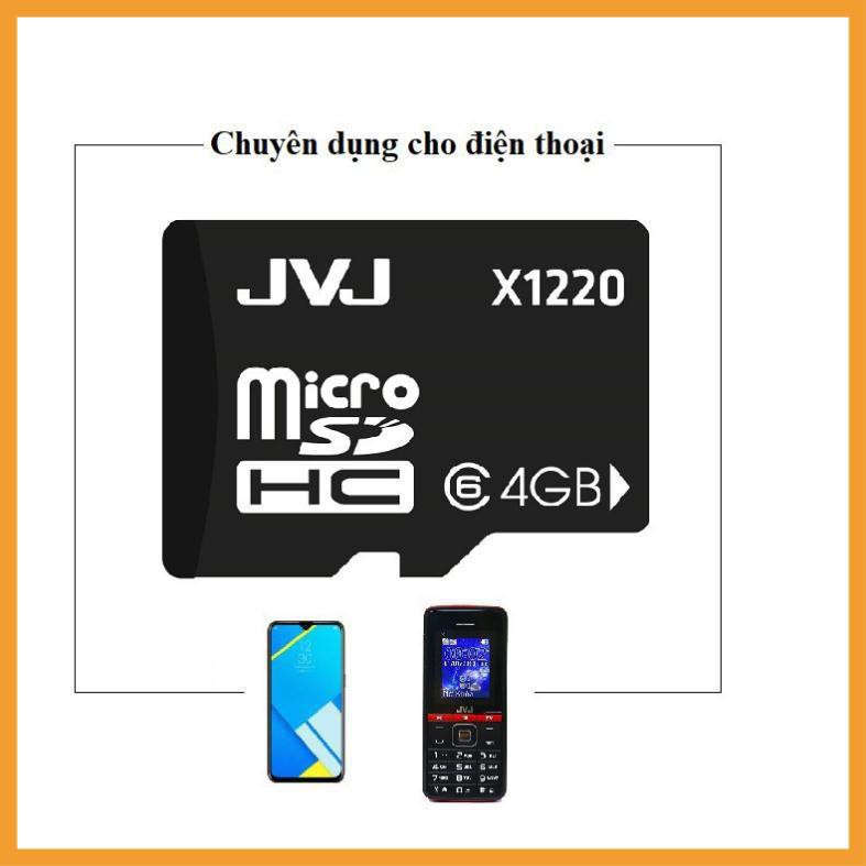 Thẻ nhớ 64GB/32GB/16GB/8GB/4GB JVJ tốc độ cao - Chuyên dụng camera yoosee, camera giám sát class 10 U3, bảo hành 5 năm