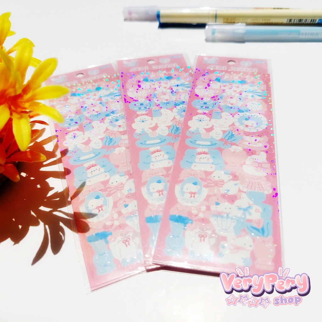 1 Tấm Sticker Nhãn Dán Hình Vật Nuôi Đáng Yêu