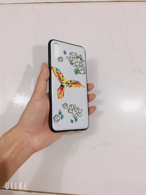 Ốp lưng sam sung A10,M10 in hình con cò đỏ vàng