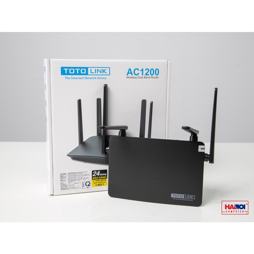 Bộ phát wifi Totolink A720R - Router băng tần kép AC1200 - Hàng chính hãng