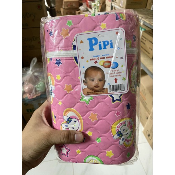 bình ủ sữa đơn / đôi  ruột nhựa PiPi cho bình cổ hẹp và cổ rộng