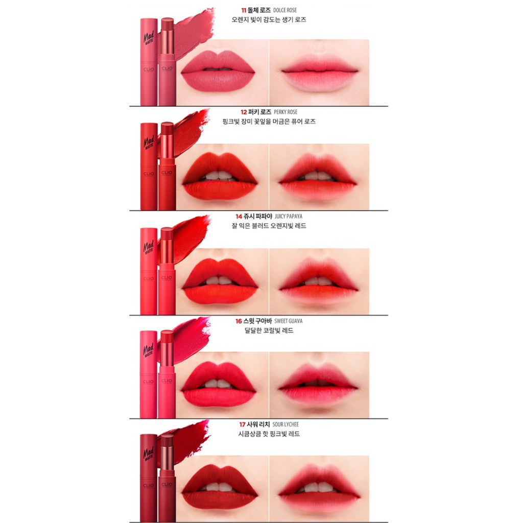 [THANH LÝ] SON THỎI CLIO MAD MATTE LIPS | BigBuy360 - bigbuy360.vn
