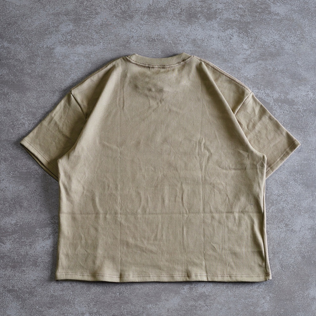 Áo Thun Basic Nam - Boxy Gori - Oliu