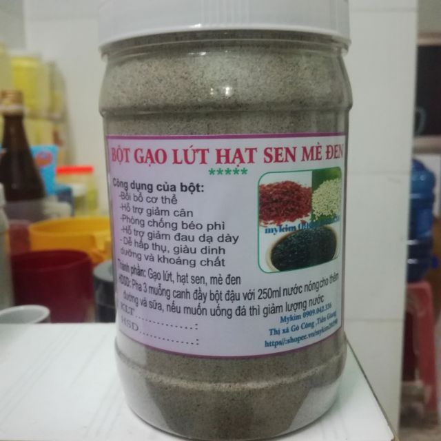 Bột Gạo lứt ,hạt sen ,mè đen 1kg | BigBuy360 - bigbuy360.vn