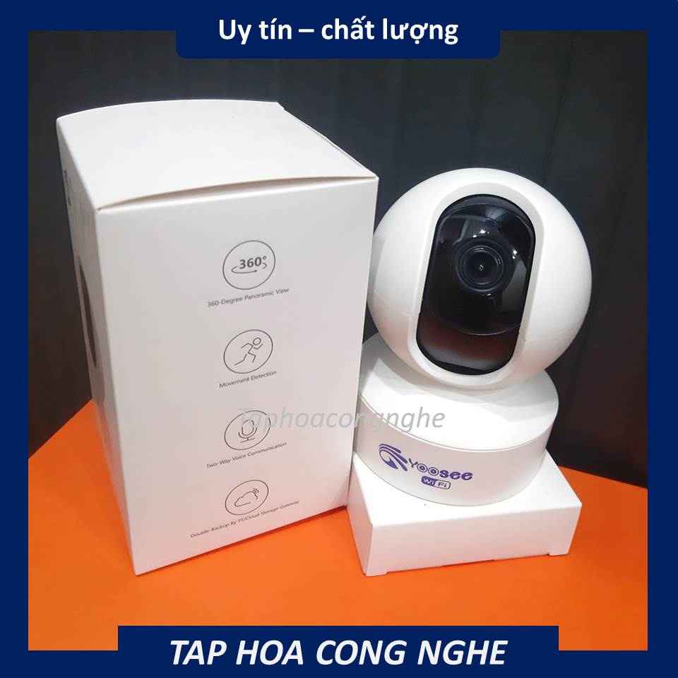 Camera YooSee QS415 2 Mắt 2 Khung Hình, FullHD, Xoay 360 Độ, Đàm Thoại 2 Chiều, Bh 12T, Máy Ảnh