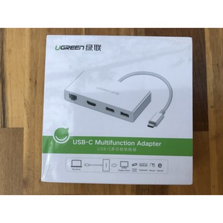 Cáp USB Type C To HDMI, Lan, Hub USB 3.0 Ugreen 40377
