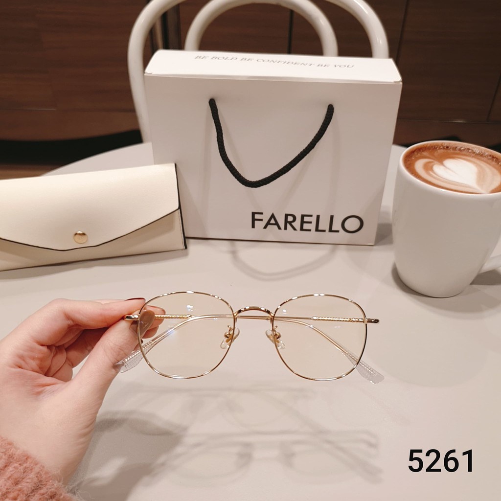 Gọng kính cận kim loại nam nữa Lilyeyewear viền mảnh , mắt tròn , nhiều màu sắc - 5261 | BigBuy360 - bigbuy360.vn