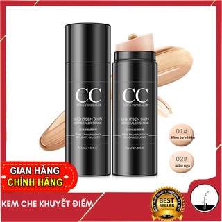 [Hàng mới về] Kem che khuyết điểm CC trắng da dưỡng ẩm có đầu bông tán tiện dụng BIOAQUA- kem007