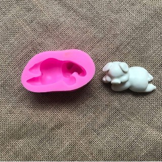 Khuôn Rau Câu Silicon 4D Heo Nằm Mã HD3J0S