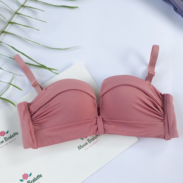 Bộ đồ lót, áo ngực đúc su không gọng cup ngang tạo khe push LVD 12 | BigBuy360 - bigbuy360.vn