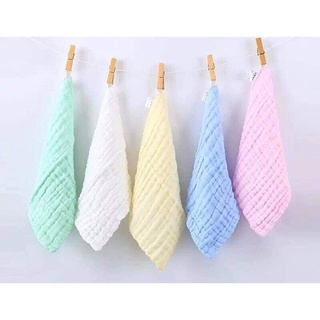 Set 5 khăn mặt xô 6 lớp cực mềm cho bé