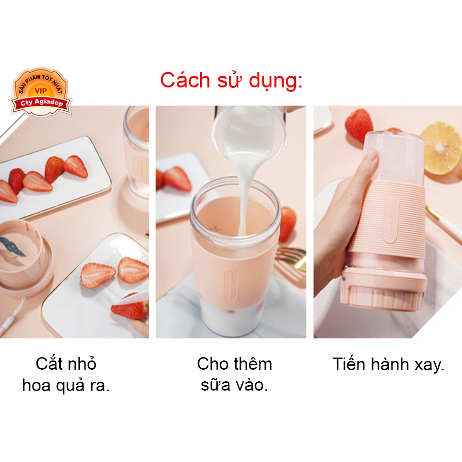 Cốc xay sinh tố đa năng, Tiện dụng đạt tiêu chuẩn hàng đầu Châu Âu- ADG Hiter