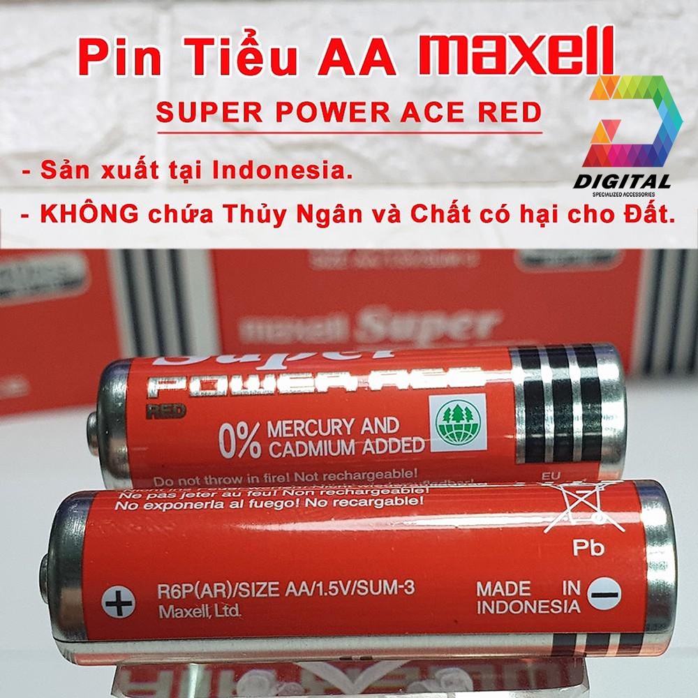 Hộp 40 Viên Pin Tiểu Maxell AA Chính Hãng