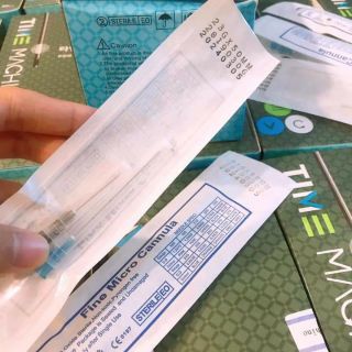 1 Kim đầu tù Cannula tiêm Filler 23G, 25G, 27G, 18G sẵn kim mồi