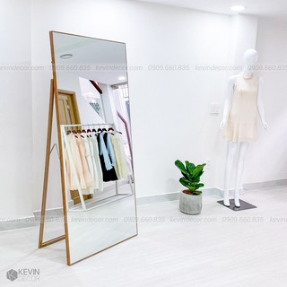 Gương Tràn Viền - viền màu Gỗ