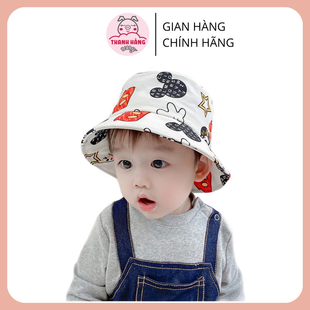 Mũ Micky Cho Bé Trai Bé Gái Thanh Hằng Baby Từ 6 Tháng - 3 Tuổi