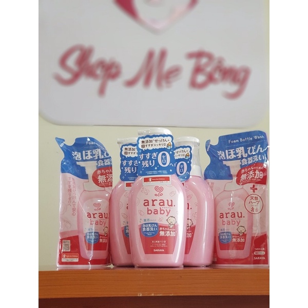 Nước rửa bình sữa Arau Baby