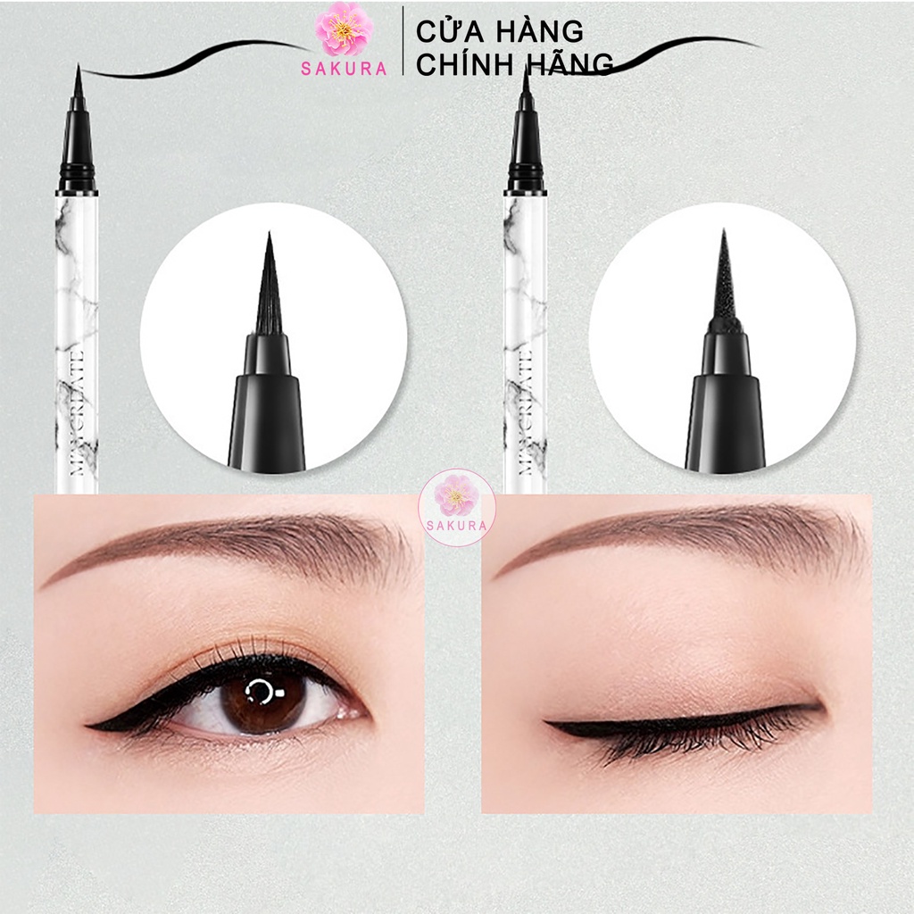 Kẻ mắt nước EYELINER MAYCREATE Bút kẻ mắt nước nhanh khô không thấm nước đa năng nội địa trung SAKURA HY003