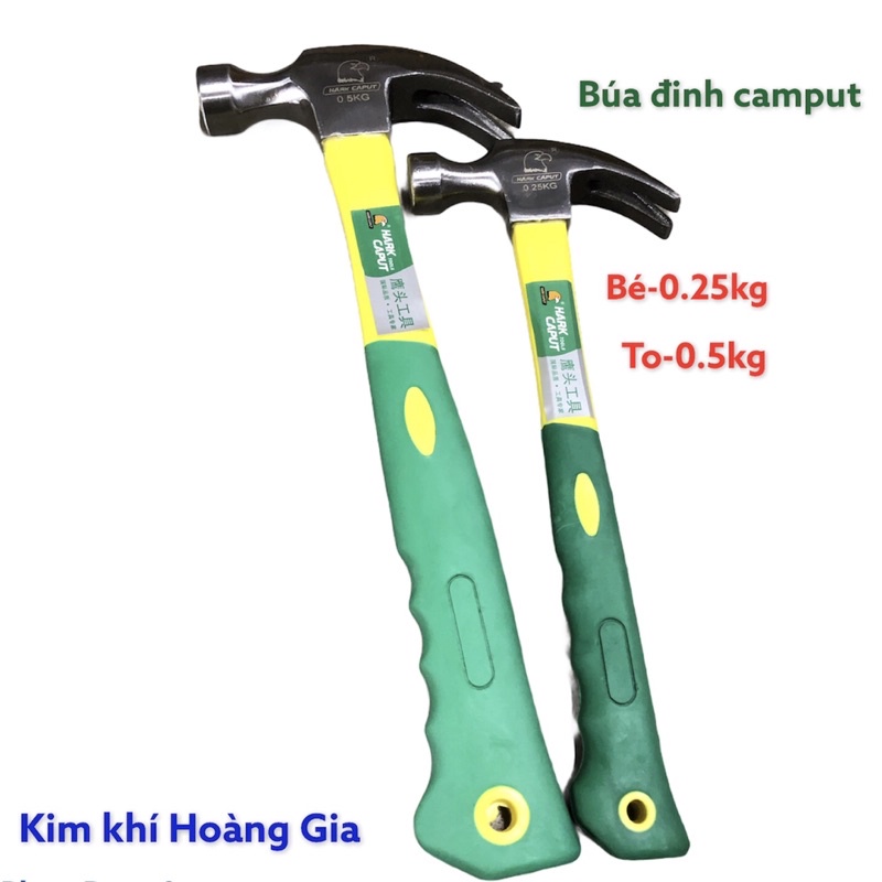 Búa đinh Camput 0,25-0,5kg nhập khẩu-búa đóng đinh hàng xịn chính hãng chất lượng bền đẹp