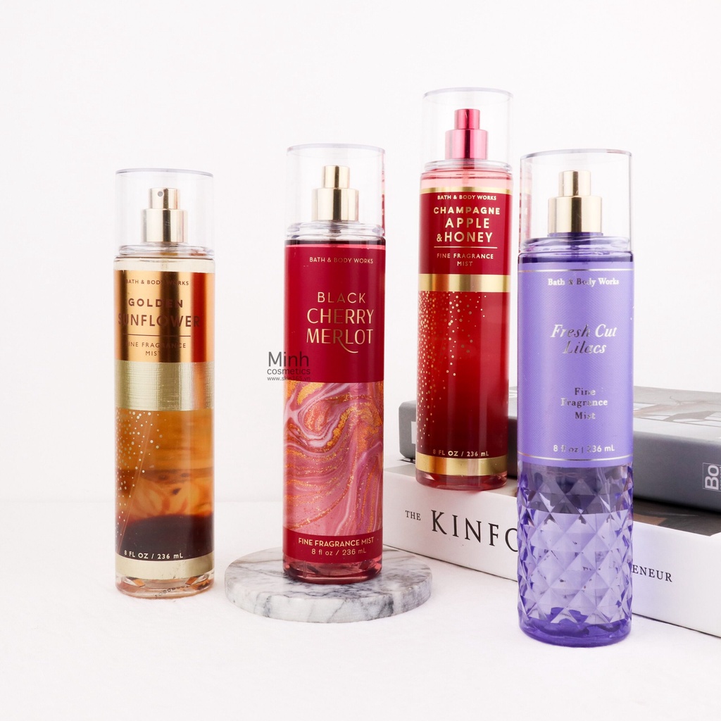 Xịt Thơm Toàn Thân Bath &amp; Body Works Fine Fragrance Mist 236mL