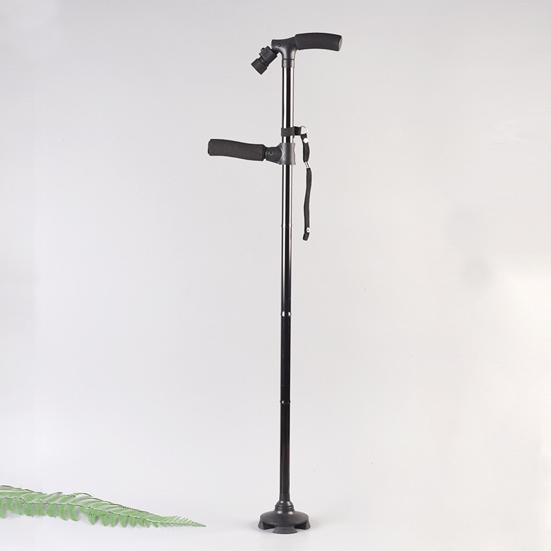 Gậy Chống Cho Người Già Kết Hợp Đèn Pin Và Tay Vịn Phụ, Gậy Cho Người Già Cao Tuổi Đa Năng