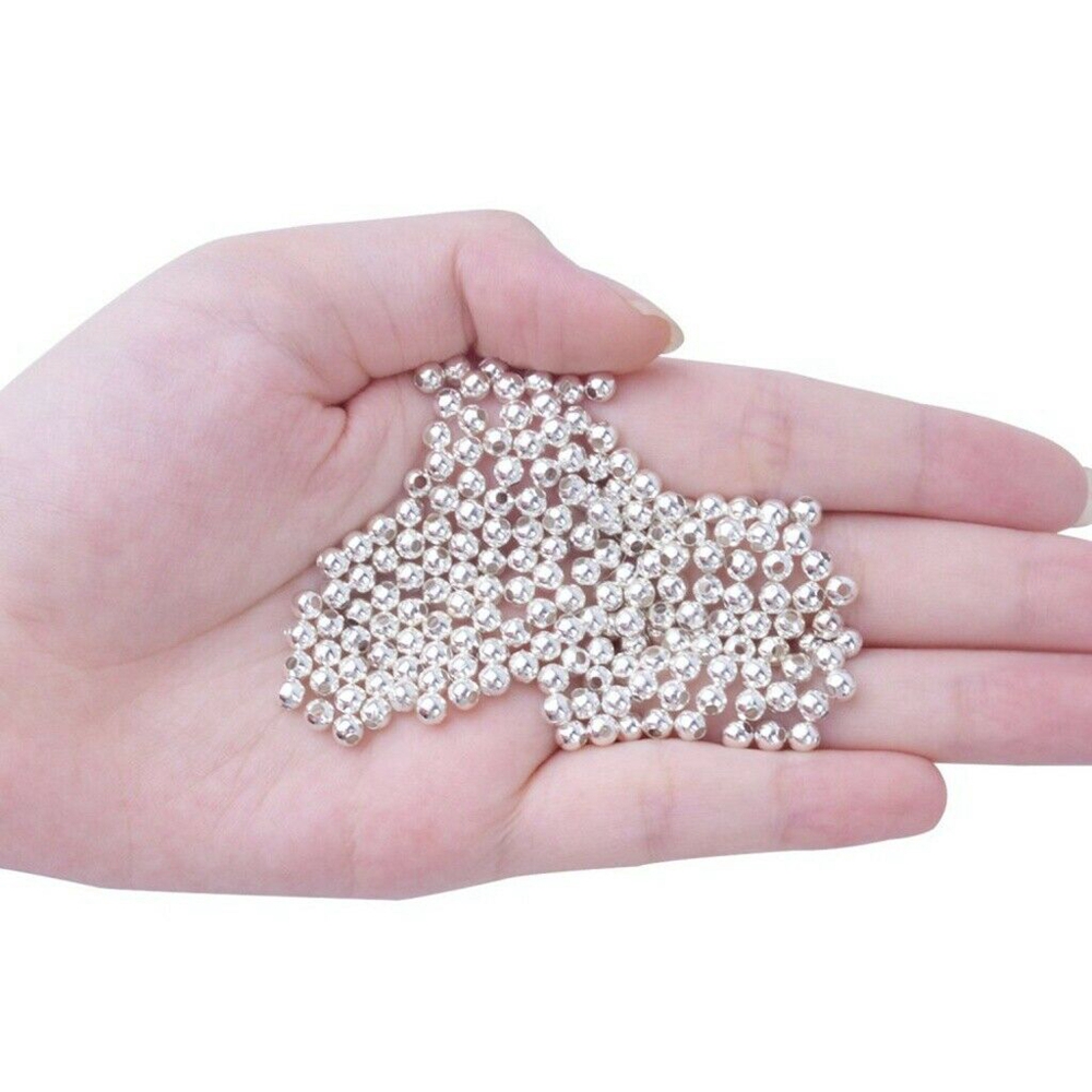 Set 100 Hạt Tròn 3mm Làm Trang Sức Thủ Công