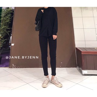 Quần skinny đen basic