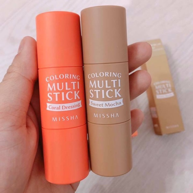 Má hồng colorring Multi Stick Missha