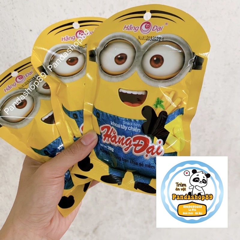 Snack hình khoai tây chiên, đồ ăn vặt Hằng Đại