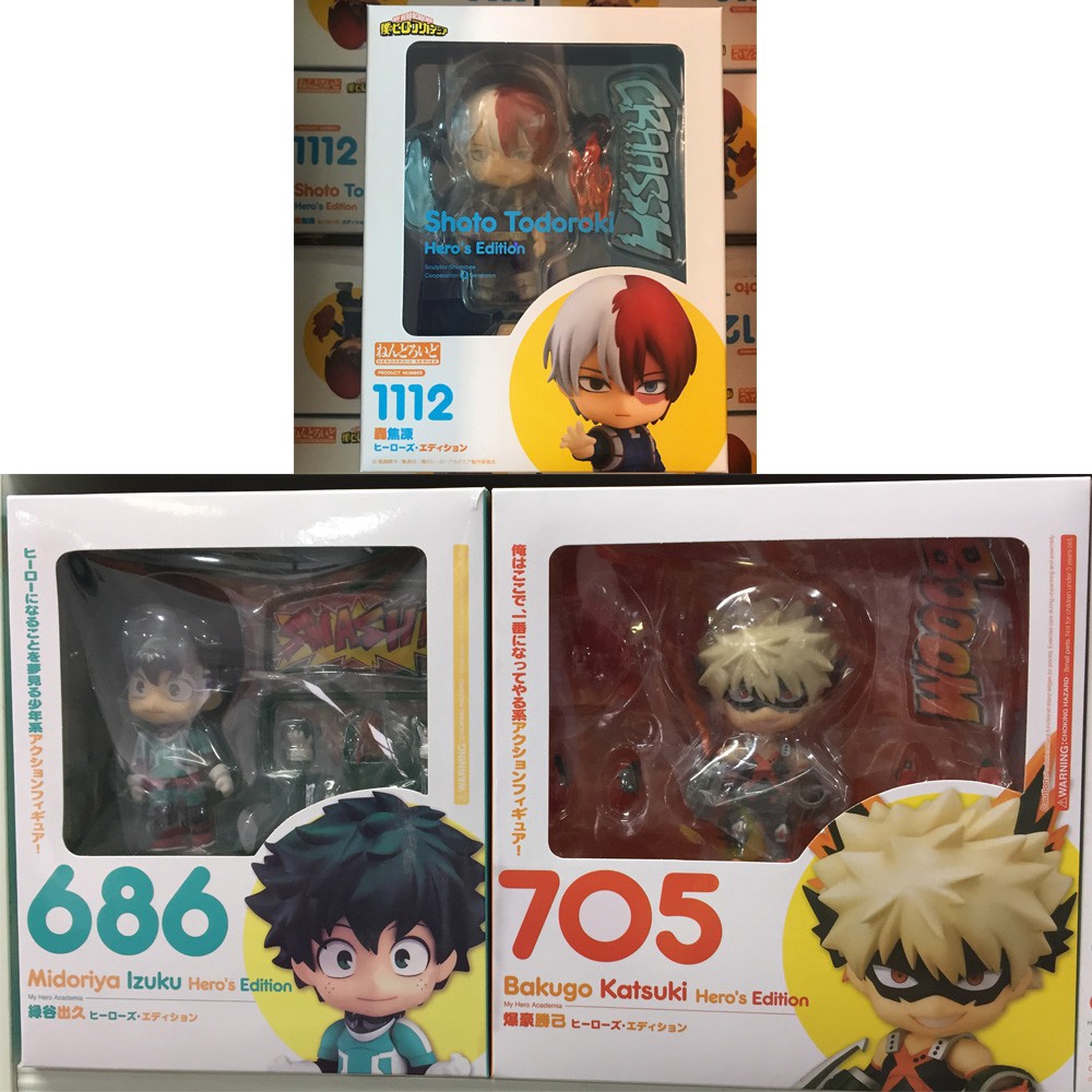 Nhân Vật SIzuku Midoriya Katsuki Bakugo Boku no Heros 1112 # 686 # 705 # Mô Hình Đồ Chơi Chất Lượng Cao